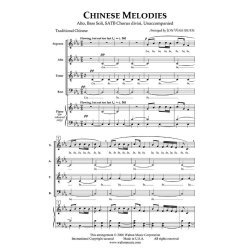 Jon Washburn: Chinese Melodies - Two Songs On Love And Nature