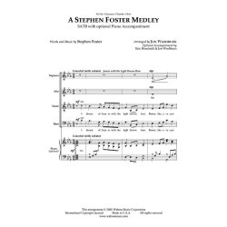 A STEPHEN FOSTER MEDLEY (WASHBURN) SATB CHORAL SHEET