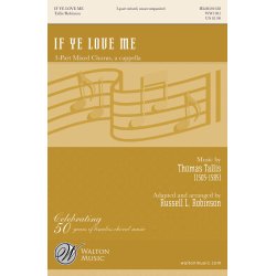 Tallis If Ye Love Me (Robinson) 3pt