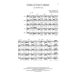 Anders Edenroth: Chili Con Carne (SSATB)