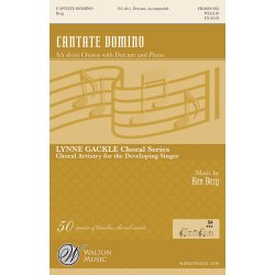 KEN BERG CANTATE DOMINO SA DIVISI CHORAL