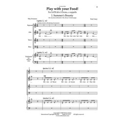 Carey Paul Play With Your Food Satb Chor