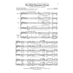 WILD MOUNTAIN THYME UNTERSEHER SATB