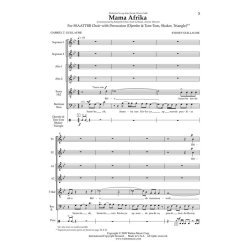 GUILLAUME SYDNEY MAMA AFRIKA (ARR GUILLAUME GABRIEL) SSAATTBB CHOR