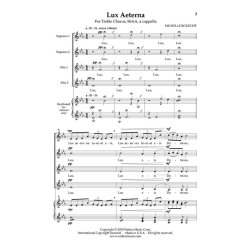 ROUECHE MICHELLE LUX AETERNA SSAA A CAPELLA CHOR