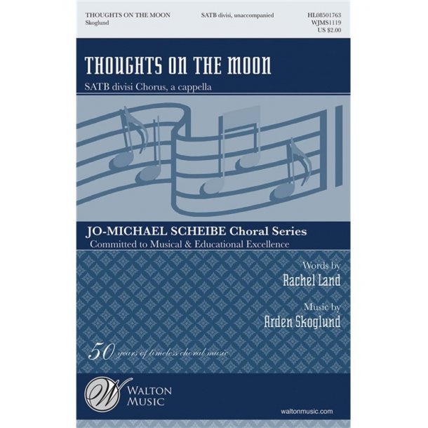 SKOGLUND ARDEN THOUGHTS ON THE MOON SATB DV A CAPPELLA CHORAL