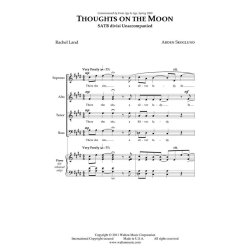 SKOGLUND ARDEN THOUGHTS ON THE MOON SATB DV A CAPPELLA CHORAL