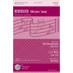 Mendelssohn Felix Hexenlied Witches' Song (Arr Neal Paul) Ssa Choral