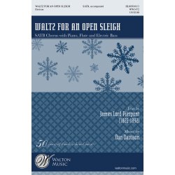 DAVISON DAN WALTZ FOR AN OPEN SLEIGH SATB CHOR