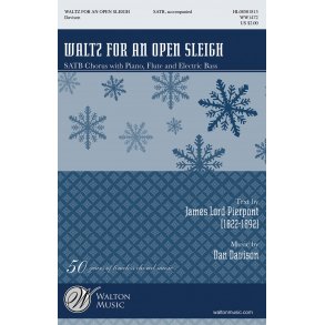 DAVISON DAN WALTZ FOR AN OPEN SLEIGH SATB CHOR
