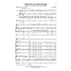 DAVISON DAN WALTZ FOR AN OPEN SLEIGH SATB CHOR