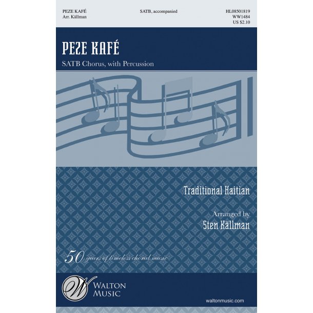 PEZE KAFE (ARR KALLMAN STEN) SATB CHOR