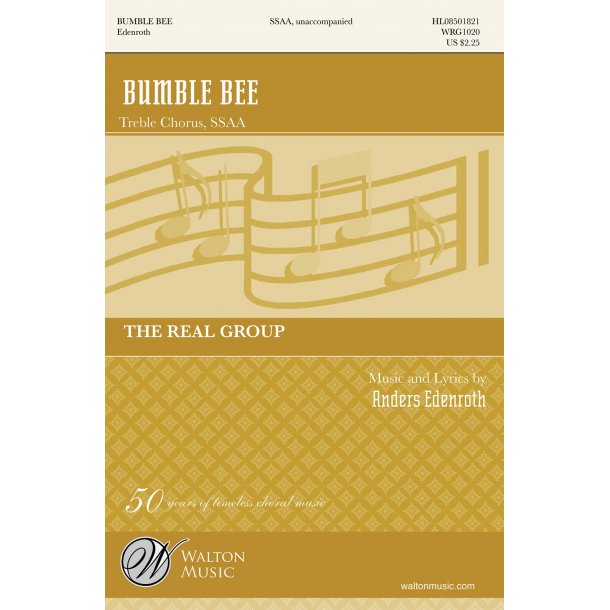 EDENROTH ANDERS BUMBLE BEE THE REAL GROUP SSAA CHOR