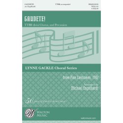 Gaudete (Arr Engelhardt Michael) Ttbb Divisi Choral