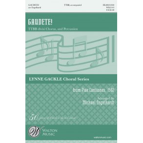Gaudete (Arr Engelhardt Michael) Ttbb Divisi Choral