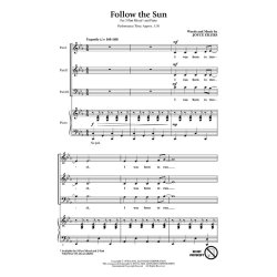 EILERS JOYCE FOLLOW THE SUN 3 PART MIXED CHORAL