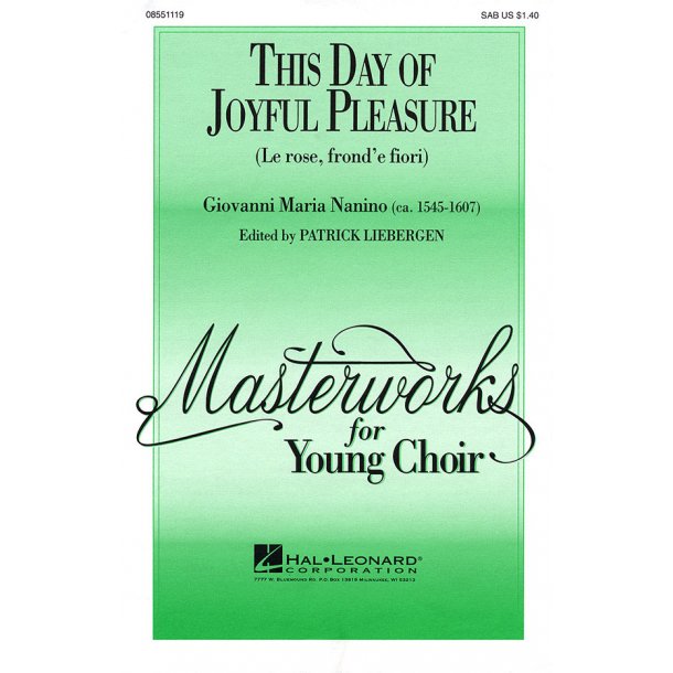 This day of joyful pleasure