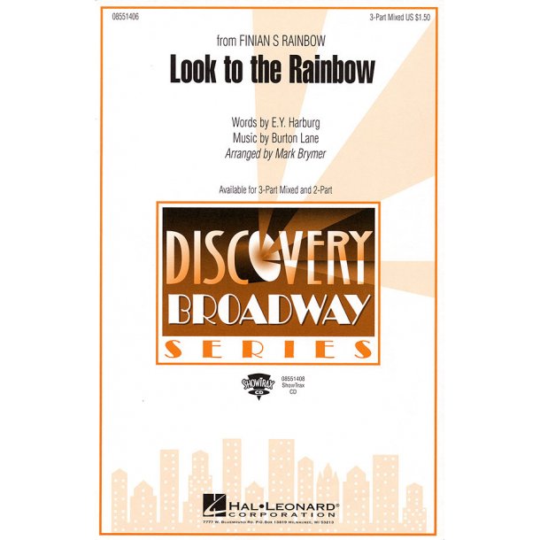 Burton Lane: Look To The Rainbow (Arr. Brymer) (3-Part)