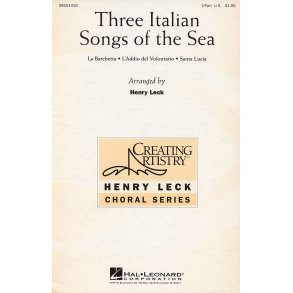 Three Italian Songs of the Sea