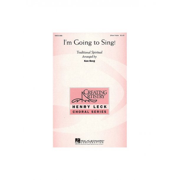 I'm Going to Sing!