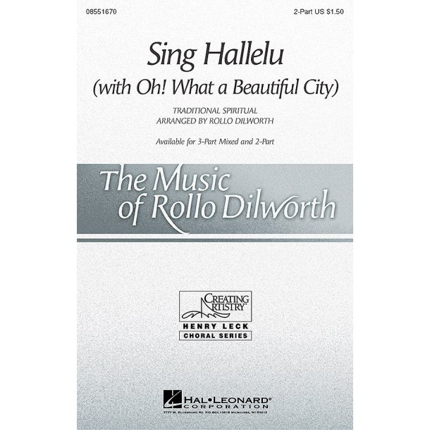 Sing Hallelu : 2-Part and Piano