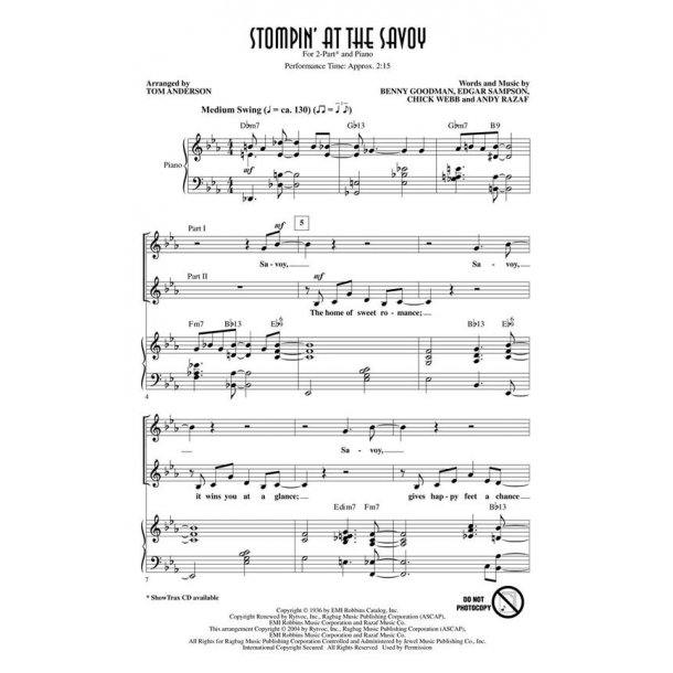 Stompin' at the Savoy