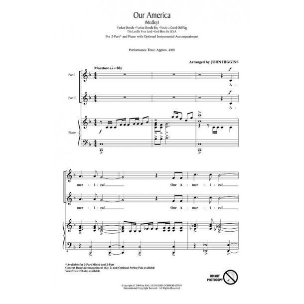 Our America : (Medley)