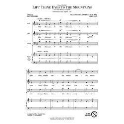 Lift Thine Eyes to the Mountains : from Elijah