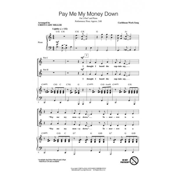 Pay Me My Money Down