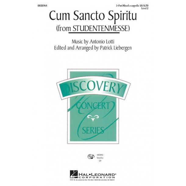 Cum Sancto Spiritu : (from Studentenmesse)