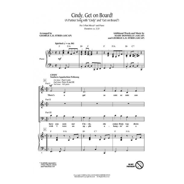 Cindy, Get on Board!