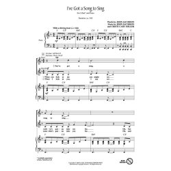 JACOBSON JOHN/MILLER CRISTI CARY I'VE GOT A SONG TO SING 2 PART CHORAL