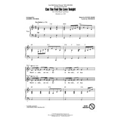 Can you feel the love tonight (from The Lion King)