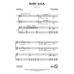 Beach Boys Surfin' U.S.A. (Anderson Tom) 2 Part Choral