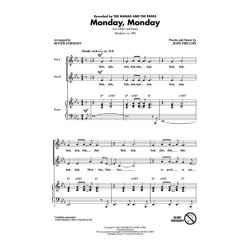 THE MAMAS AND THE PAPAS MONDAY MONDAY (ARR EMERSON ROGER) 2 PART CHOR