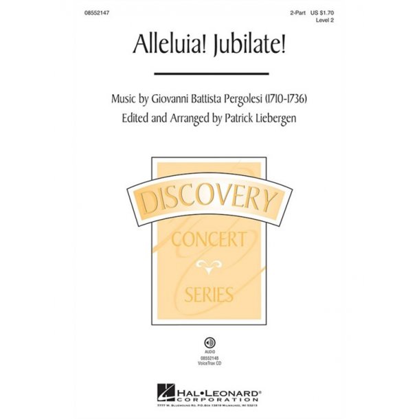 Alleluia Jubilate (Liebergen) 2pt