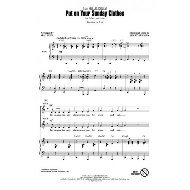 Put on Your Sunday Clothes : (from Hello, Dolly!) Discovery Level 2