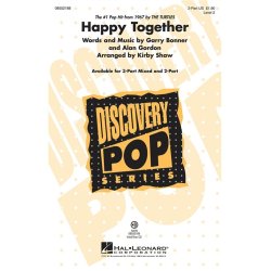 BONNER/GORDON HAPPY TOGETHER (ARR SHAW KIRBY) 2 PART CHORAL
