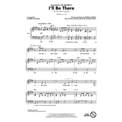THE JACKSON 5 I'LL BE THERE (SNYDER AUDREY) 3 PART MIXED CHORAL