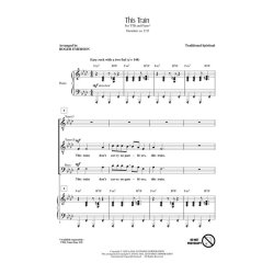 THIS TRAIN (EMERSON ROGER) TTB CHORAL SHEET MUSIC