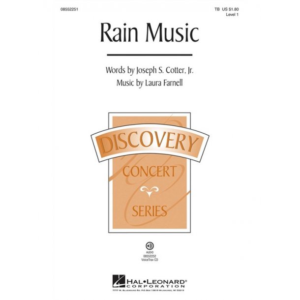 FARNELL LAURA RAIN MUSIC TB CHORAL SHEET MUSIC