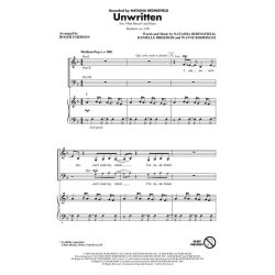 Bedingfield Natasha Unwritten (Arr Emerson Roger) 3 Part Mixed Choral