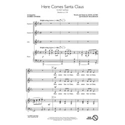 Autry/Haldeman Here Comes Santa Claus (Arr Snyder Audrey) Ssa Choral