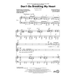 DON'T GO BREAKING MY HEART (BRYMER MARK) 2 PART CHORAL