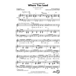 KING CAROLE WHERE YOU LEAD (SNYDER AUDREY) 3 PART MIXED CHORAL