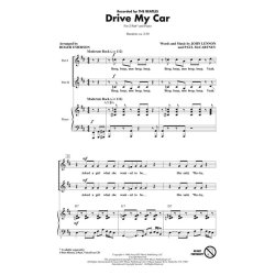 THE BEATLES DRIVE MY CAR (EMERSON ROGER) 2 PART CHORAL