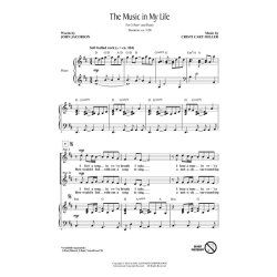 MILLER CRISTI CARY/JACOBSON JOHN THE MUSIC IN MY LIFE 2 PART CHORAL