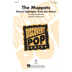 THE MUPPETS CHORAL HIGHLIGHTS FROM THE MOVIE (HUFF MAC) 2 PART CHORAL