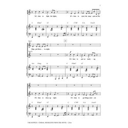 THE MUPPETS CHORAL HIGHLIGHTS FROM THE MOVIE (HUFF MAC) 2 PART CHORAL