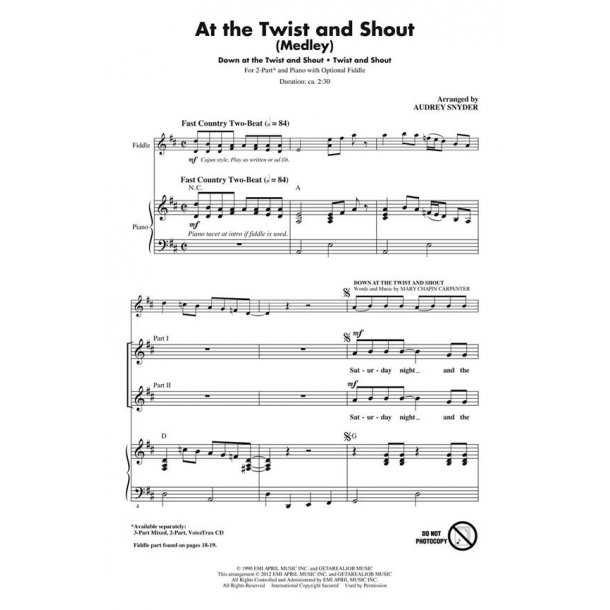 At the Twist and Shout : Discovery Level 2